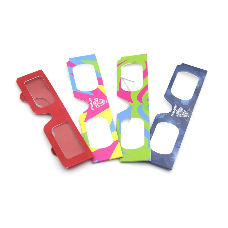 

2021 Promotion Wholesale Custom Printing Firework Diffraction Paper Glasses