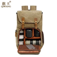 

Qiwang Waterproof Batik Canvas Retro Fashion Designs Digital Camera Backpack