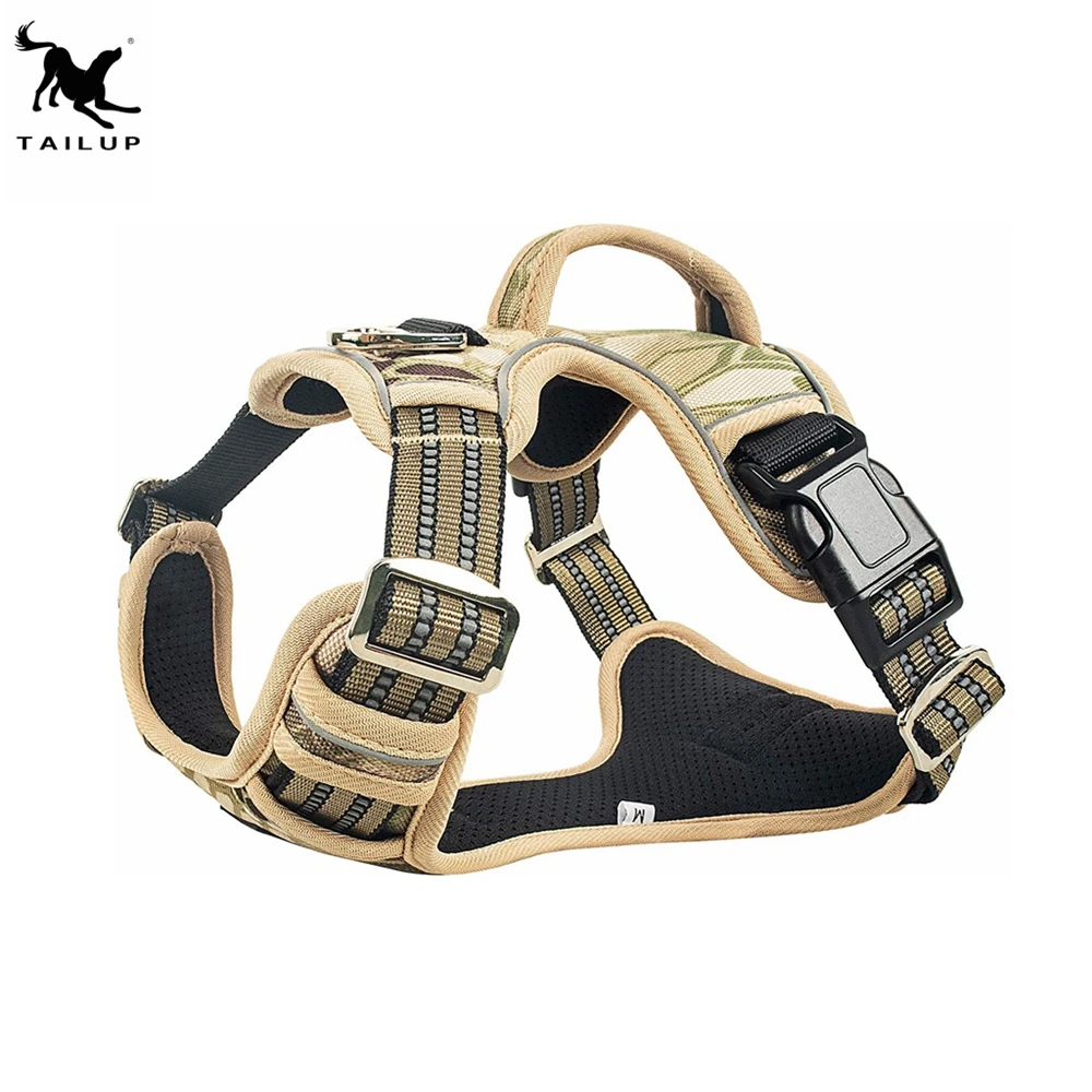 

2020 TAIL UP Reflective No-Pull Dog Harness Vest with Vertical Handle