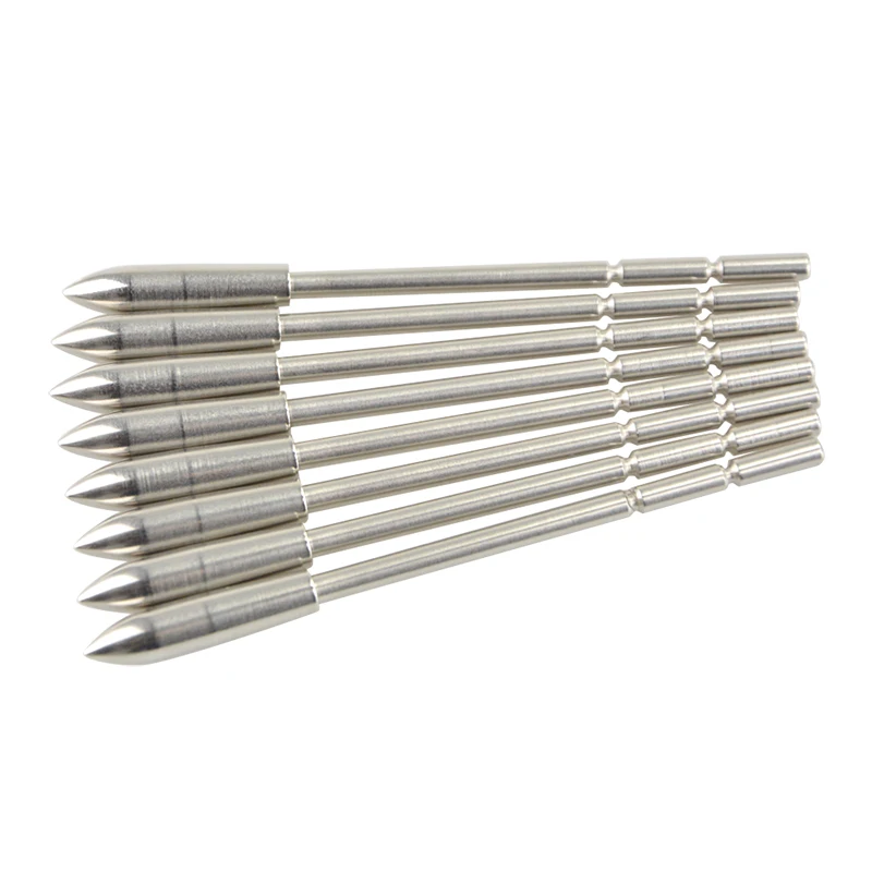 

Hot Sale 120 Grain Archery Inserts Field Points Practice Arrow Tips Arrowheads for Hunting Shafts, Silver