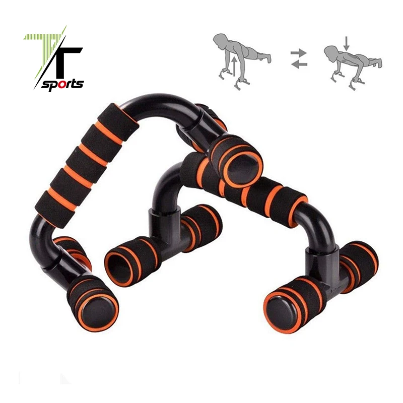 

TTSPORTS Men Women Cushioned Foam Grips Push Up Stands Anti-slip Handle Push Up Bar