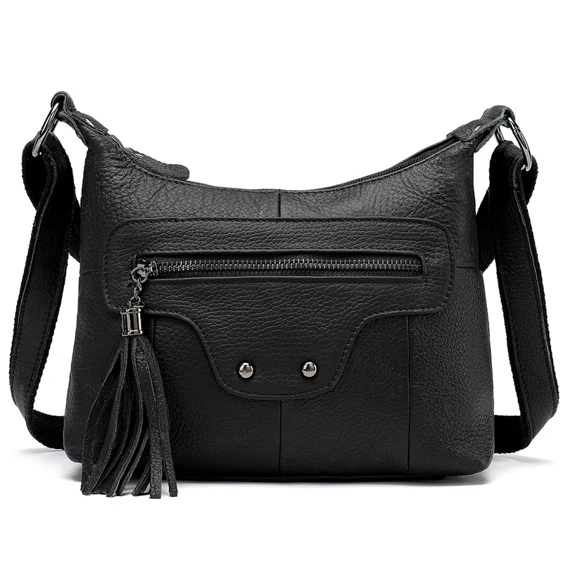 

Westal 2006 Genuine leather women crossbody bag ladies mobile phone bag retro shoulder bag small crossbody purse for women, Black ,red, red coffee