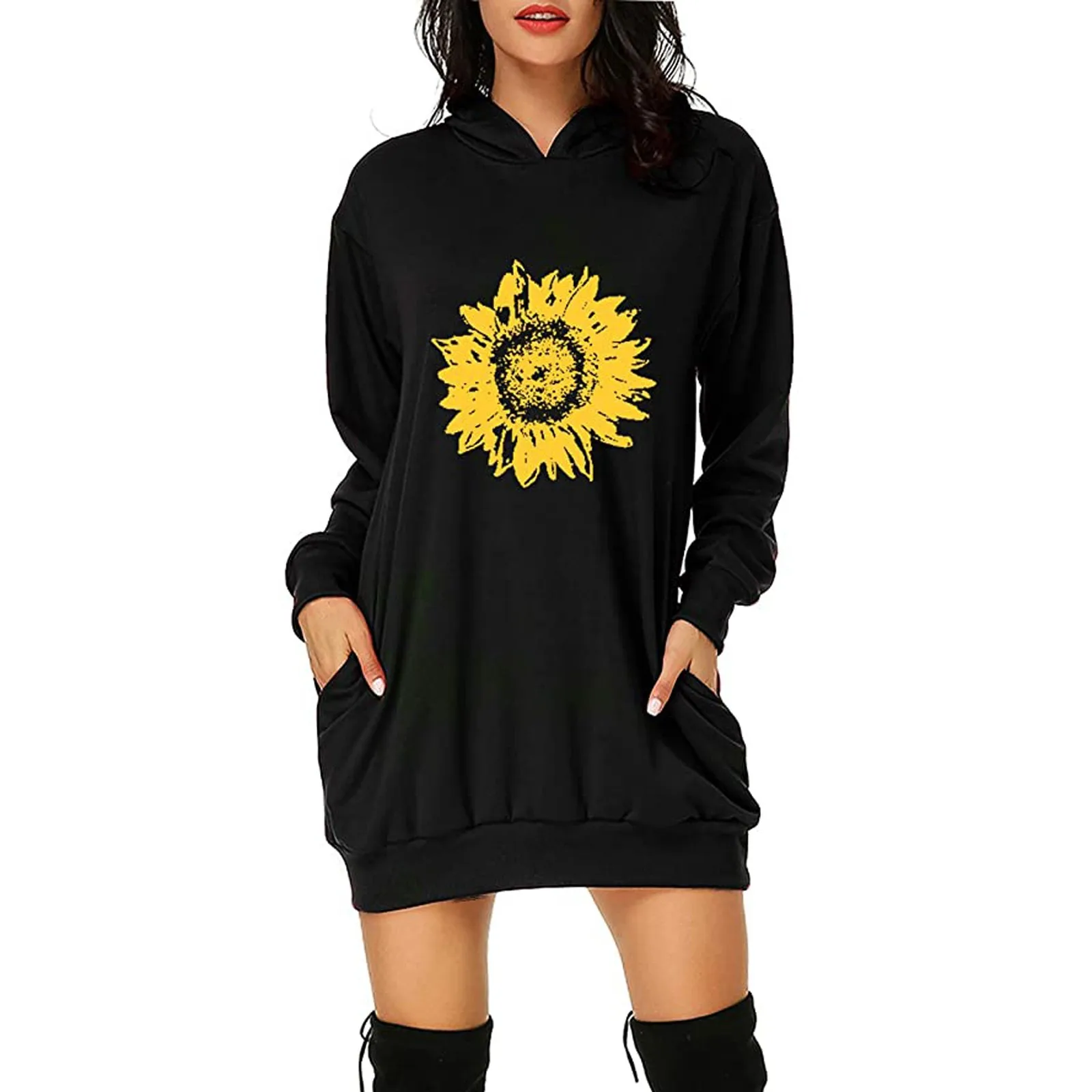 

Women long hoodie plus size women clothing christmas ladies' blouses