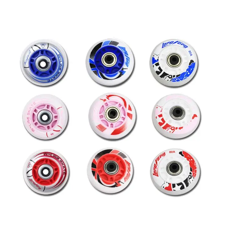 

2020 Manufactory New Cool Inline Roller PU Material Roller Skates Wheels