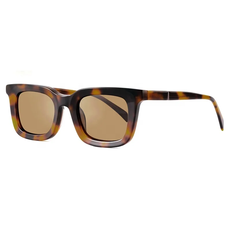 

Newest Wholesale Custom Logo High Quality Women UV400 Bevel Acetate Polarized Shades Sunglasses