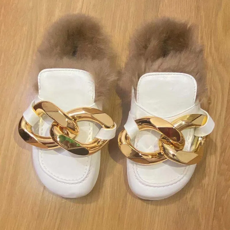 

Popular demand new winter outdoors boots shoes women furry chain moscow mule mug slippers, Black,brown,white,pink