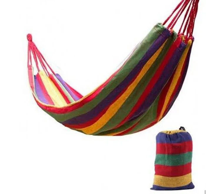

Outdoor canvas swing hammock camping portable folding travel low price hot sale hammocks
