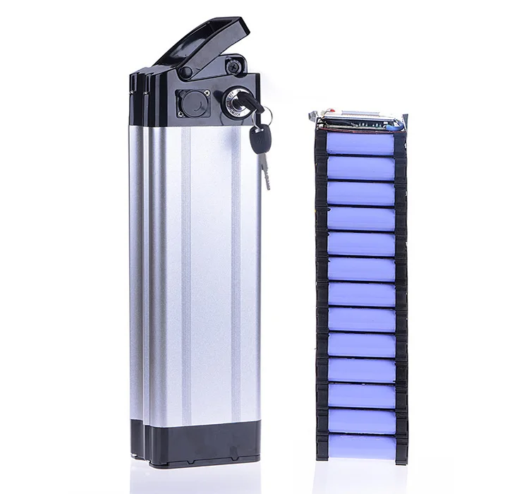 

ebike battery 48v 25ah sliver fish Lithium-ion silver fish 48v 26ah battery pack