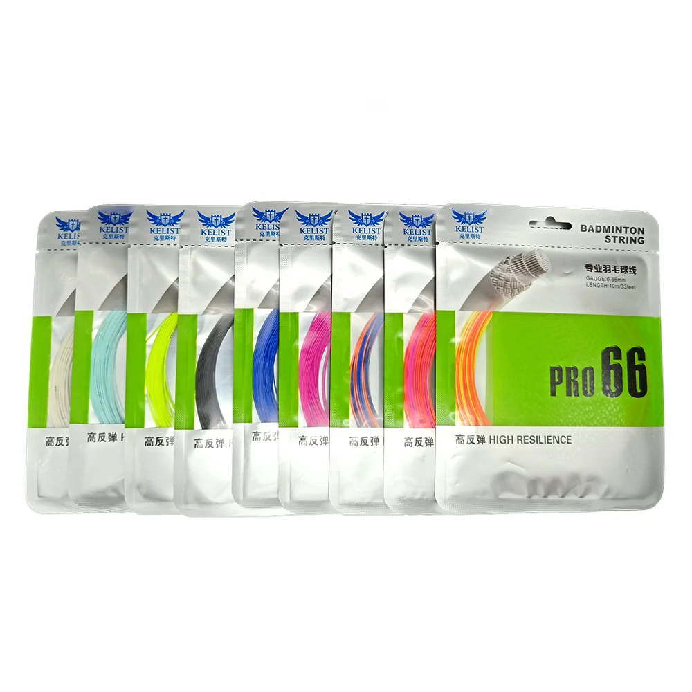 

Factory Top Sales Latest Nylon Material Superb Resilience High Durability 200m Reel Custom Badminton String For Good Pirce, Accept customized color