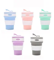 

Outdoor High Quality Custom Silicone Collapsible Coffee Cup Retractable Foldable Coffee Cup