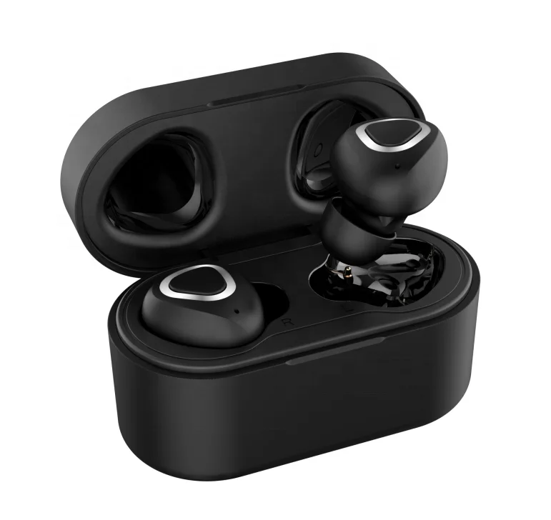 

oem logo charger case mp3 player Wireless 4.2 music true sport headphone