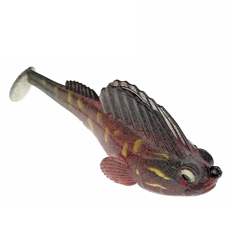 YJDR08 Unbreakable Shrimp Flexible and Bite Resistant Unpainted Fishing Lure Soft  Artificial Bait Fishing Lure Soft Plastics Fishing