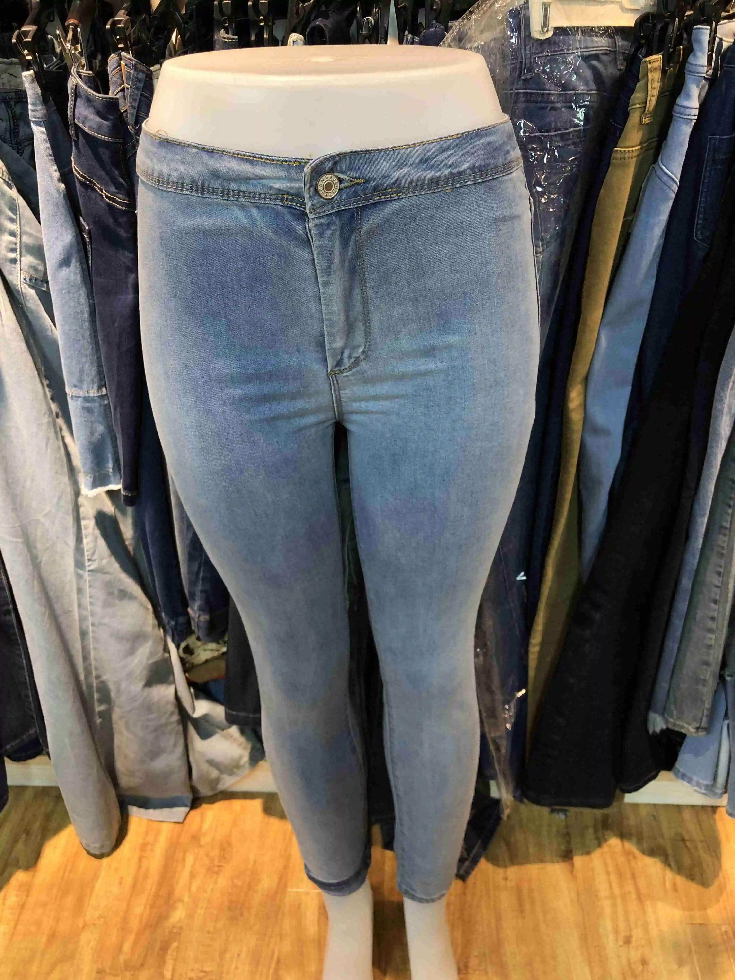 Gzy Mix Apparel Stock Denim Jeans Pantalones De Mujer Ladies Jean Buy 7472