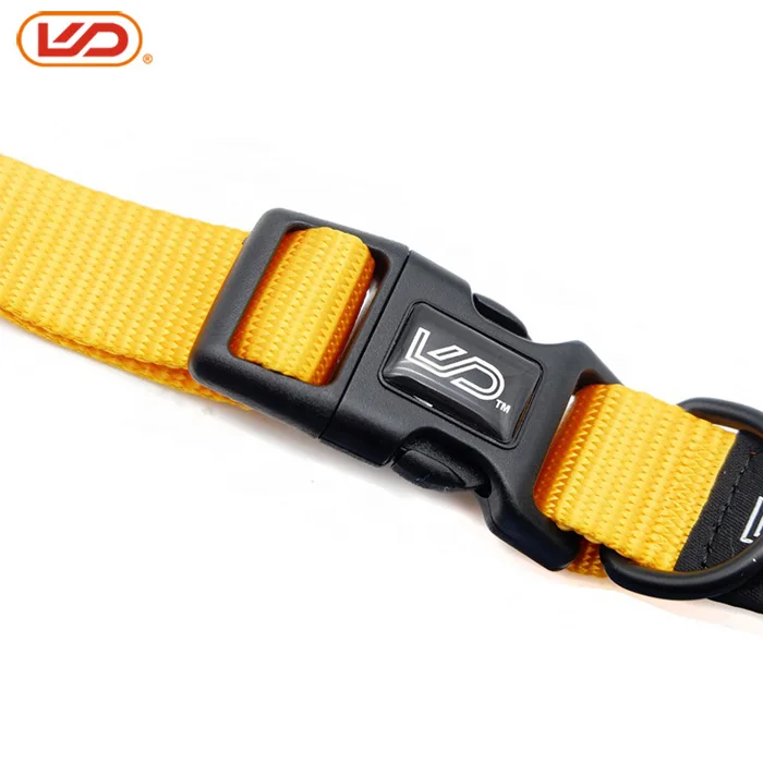 High quality custom adjustable nylon big dog cat training neck scarf bandana collars buckle