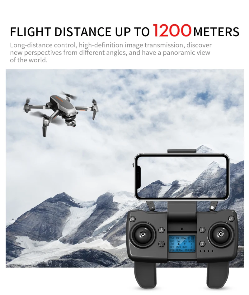 L109 Pro GPS Profissional Drone with HD 4K Camera 2-Axis Anti-Shake Self-Stabilizing Gimbal 5G WiFi FPV RC Quadcopter Helicopter