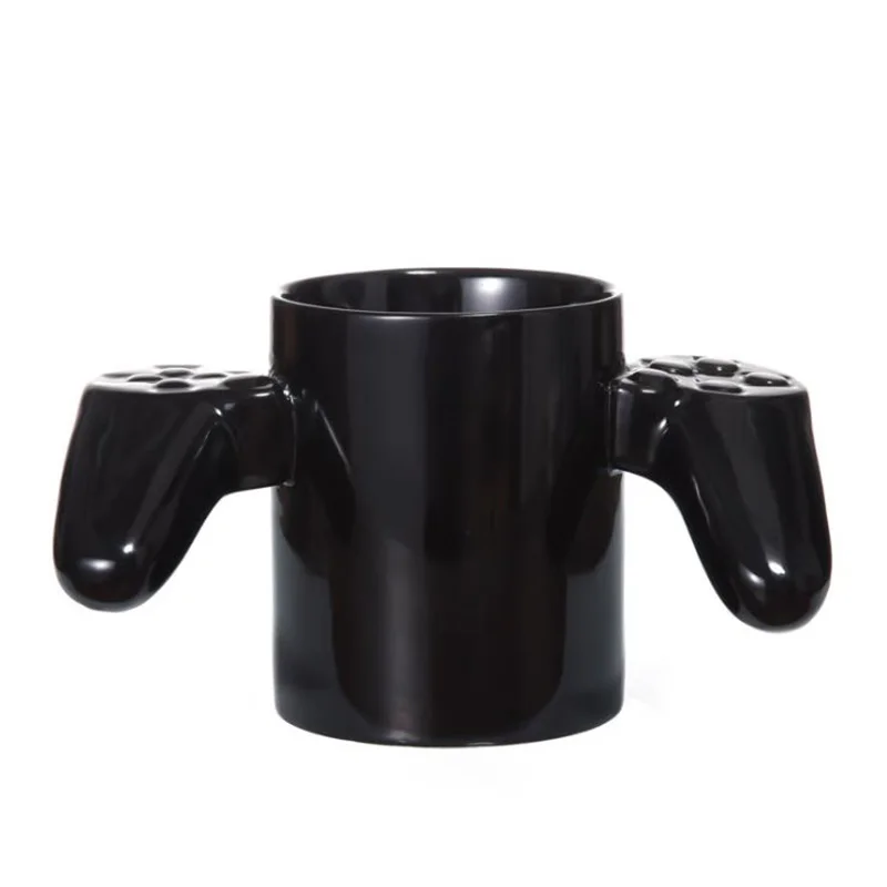 

Solhui 350ml cool gamer cups unusual game controller handle Gamer mug