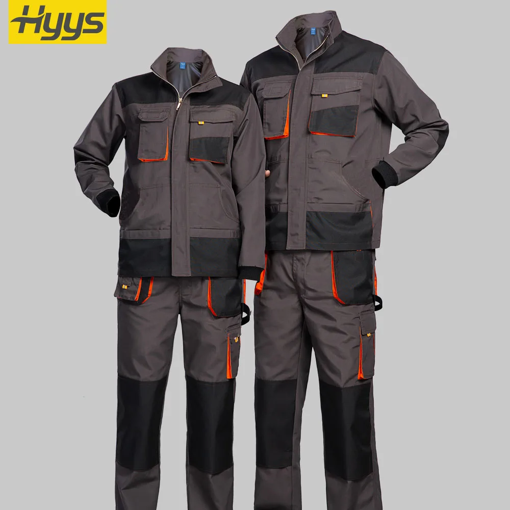 Factory Direct Workwear Durable Work Clothing Customized Logo Working Clothes for Men Long Sleeve Worker Uniform
