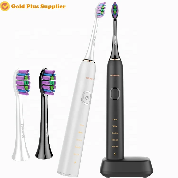 

2020 Hot Selling Personcal Care Dental Clean Electronic Tooth Brush OEM Electric Automatic Adult Toothbrush Manufacturer China, Black, white, pink