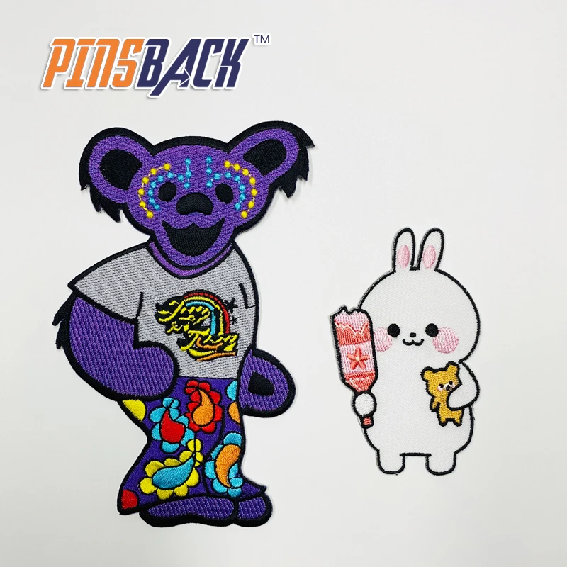 

New Woven Sew-On Patch Applique Patch cute image Woven Badge Applique Patch