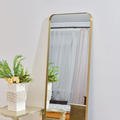 

Fashion professional aluminum frame arch wall full length floor mirror