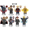 Model Building Blocks Figures Marvel Aveng 4 Black Widow Thor Captain America War Machine Children Collection Toys Gift X0261