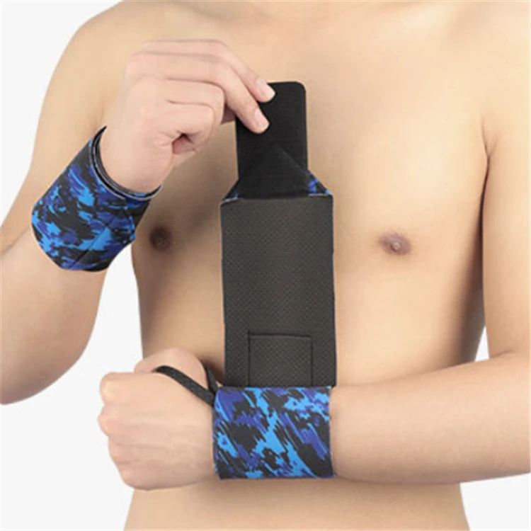 

2021 weightlifting wrist wrap weight lifting powerlifting GYM wrist sweatbands sports, Customized color