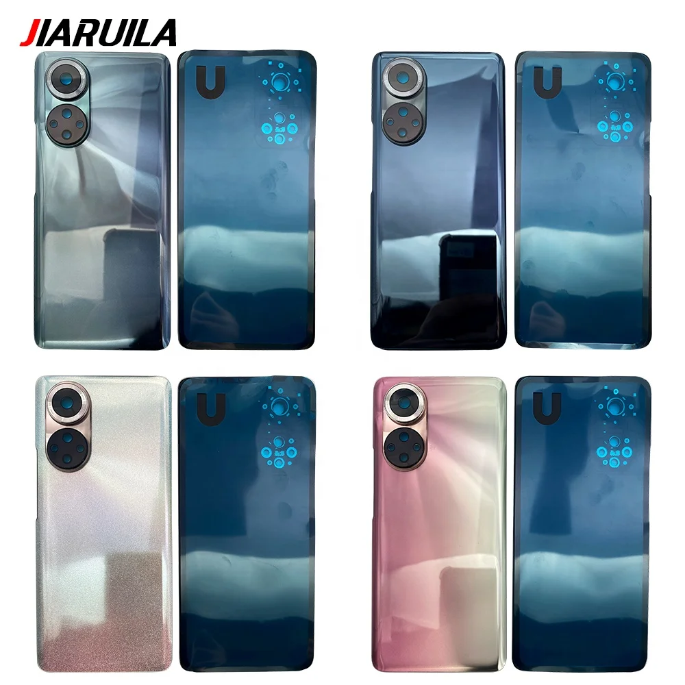 

New Style For Huawei Honor 50 Battery Cover Rear Glass Door Housing Honor 50 Pro Back Cover With Camera Glass Lens
