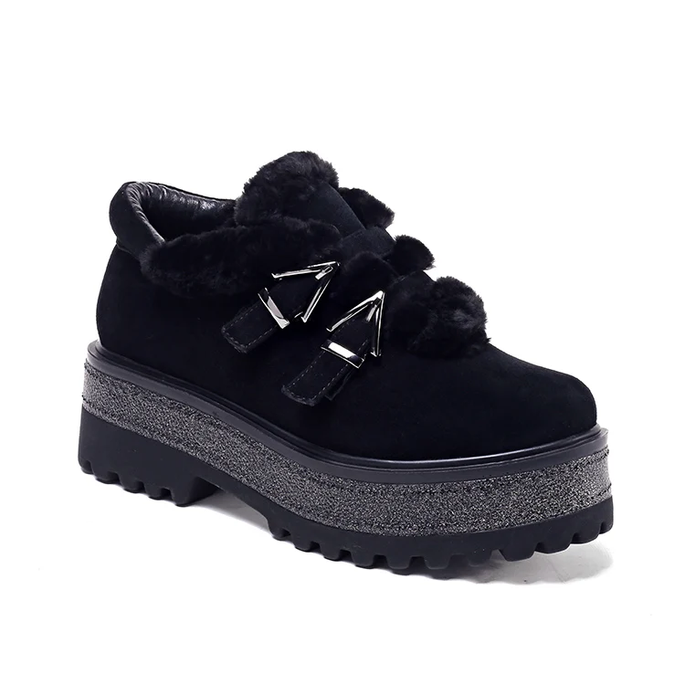 

Boots for Winter Causal for Women 2019 Best Selling Short Women's Boots Winter from Chinese Manufacturer, Black/white