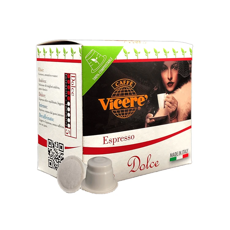 
OEM Service Arabica Coffee Capsule Nespresso Ground Coffee 