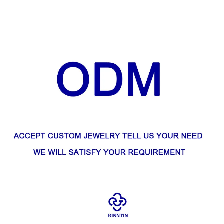 

RINNTIN Wholesale Jewelry Fcatory OEM ODM Service Custom Jewelry 925 Sterling Silver Ring Earring Bracelet Charm Necklace Chain