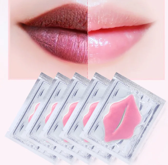

24k gold Powder collagen crystal exfoliating lip mask with high quality