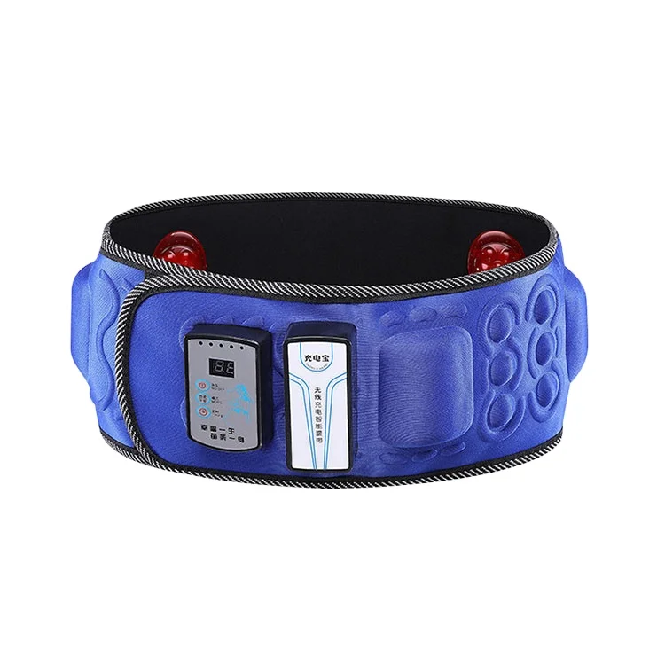 

2020 slimming belts with viberater easy slim vibration belt shaper slimming belt corset, Blue