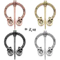 

Penannular Shawl Scarf Sweater Pin Viking Pin Circle Shaped Antique Viking Jewelry Brooch Pin
