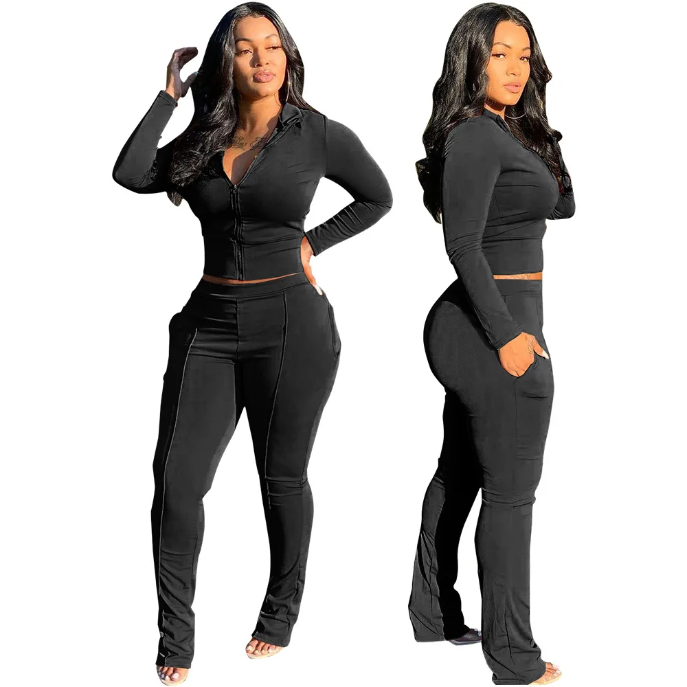 

Women Joggers Fall Winter Clothing Ladies Hoodie Pants Trousers 2 Piece Outfits Biker Short Sets Two Piece Set Clothing Outfits, As show