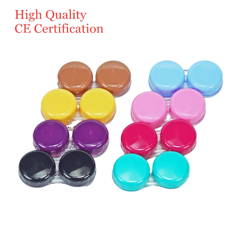 

Wholesale price multi color custom high quality contact lens storage case 014e