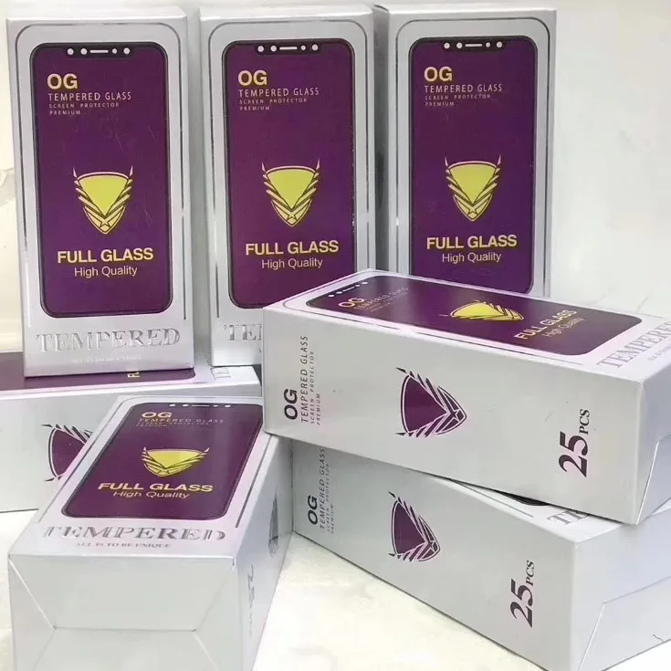 

High Quality OG Temepered Glass Film For iPhone 13 Pro 12 MAX XS XR 7 8G Plus 11 Pro SE 2020 Mobile Phone Screen Protector Film