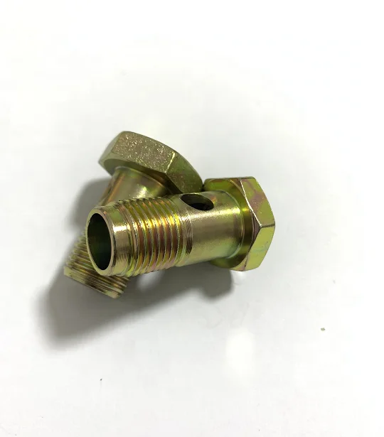 
Hollow bolt external hexagon bolt hydraulic oil bolt cold heading product customization 