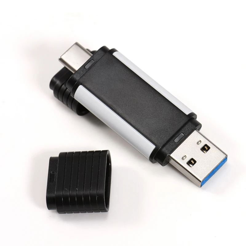 

free sample Dual u disk 128gb 256gb 2 in 1 type c memory stick 3.0 pen Thumb Drive hight speed usb c flash drives