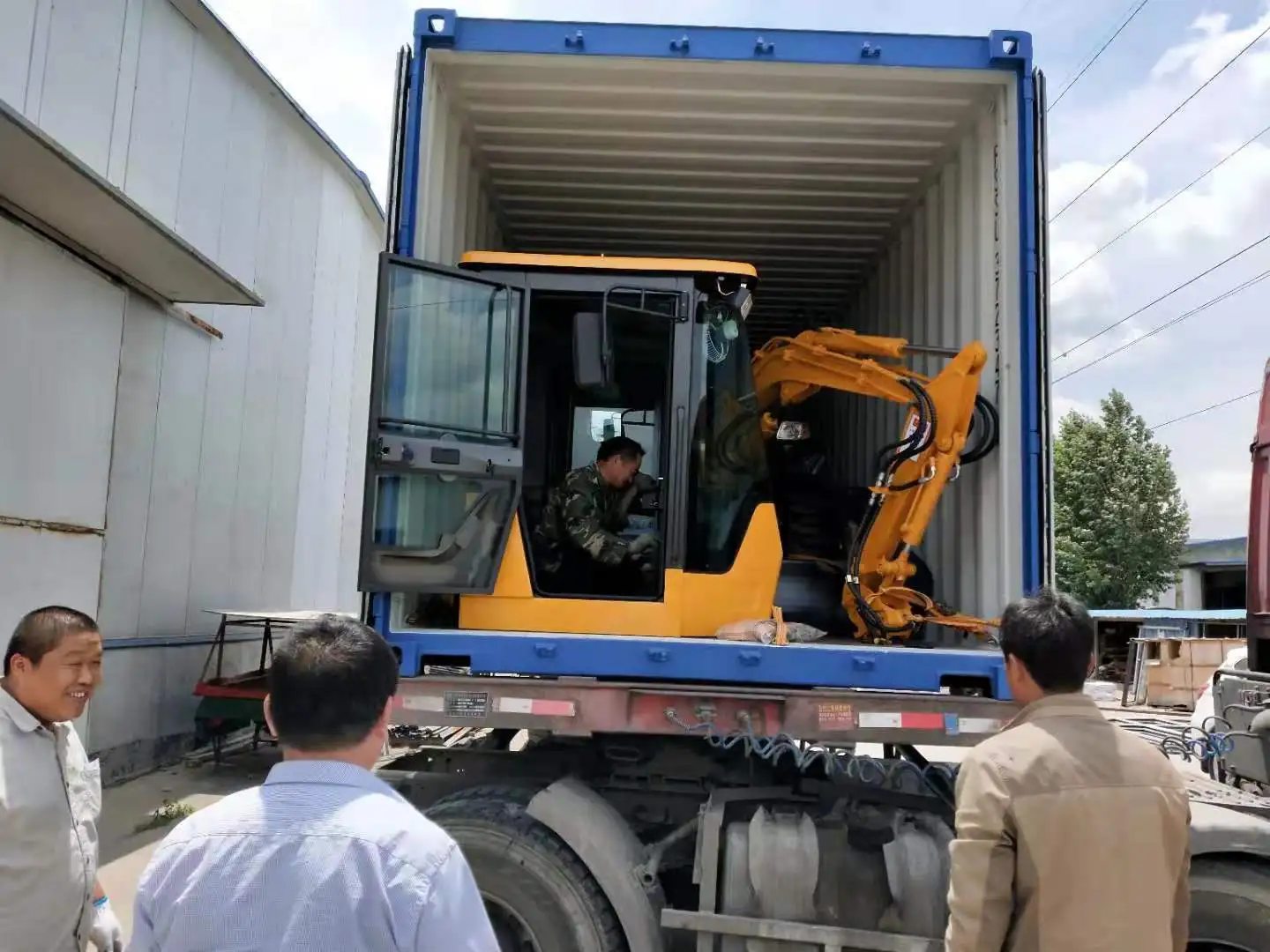 4 ton wheel excavator 004