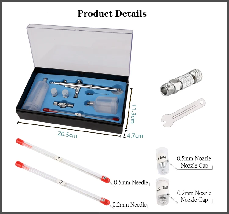 LinhaivetA tanning oxygen airbrush kit mini air brush spray gun machine set