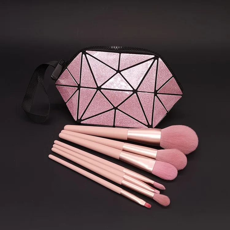 

Factory wholesale fashion ladies cosmetic bag mini geometric lightweight durable cosmetic bag