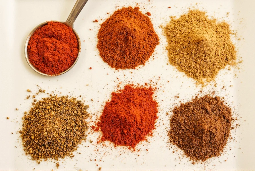 Colorful Korean chicken platter with various spices