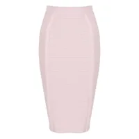 

Wholesale Fashion High Waist Back Zipper Bodycon Sexy Bandage Pencil Skirt