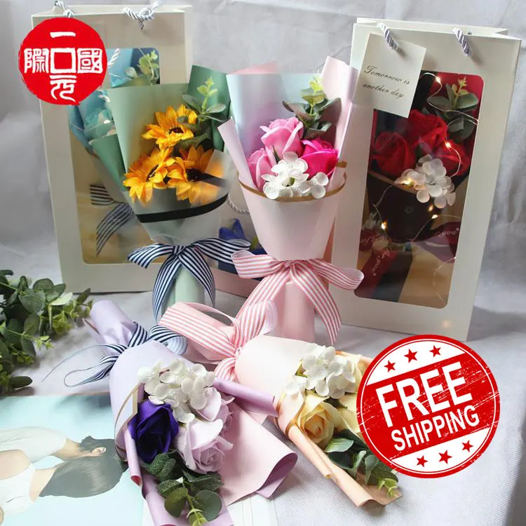 

One dollar ONE Dollar Shop free shipping luxury valentine flower gift set
