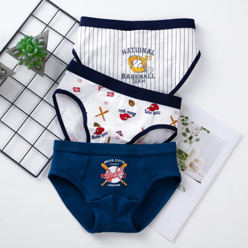 

3pcs/lot Children's underwear for boys little boy cotton Boxer shorts for boy large children's briefs