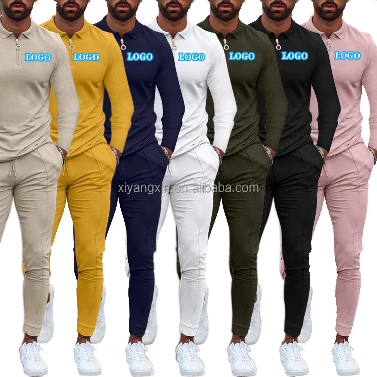 

Track suit Hucai Other Sportswear Custom Jogging sweatsuit vendor Men casual sets Tracksuit Training wear Sweat suits set unisex, Customized colors