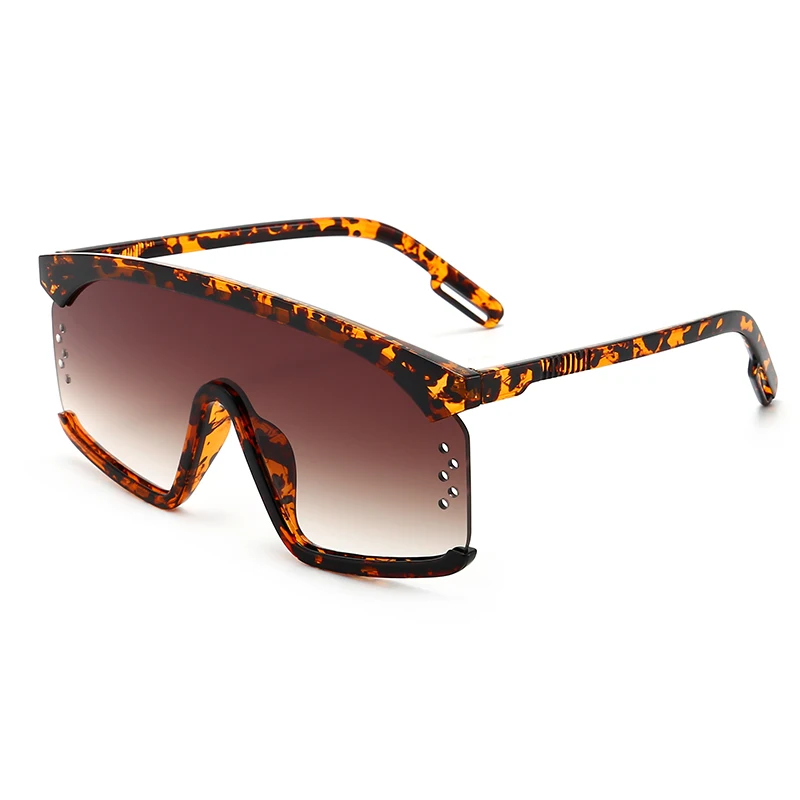 

2021 custom logo fashion oversized women recycled plastic frame sunglasses, Matching color sunglasses