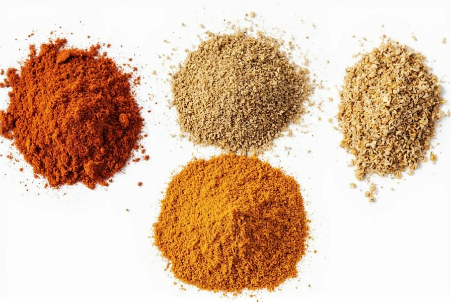 Koch misst Gewürze für eine Kreuzkümmel-Ersatzmischung