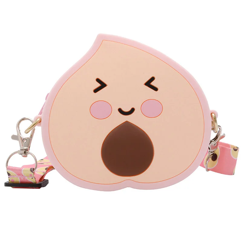 

Fashion Fruit Pattern Silica Gel Zero Purse Bag Shoulder Handbag kids