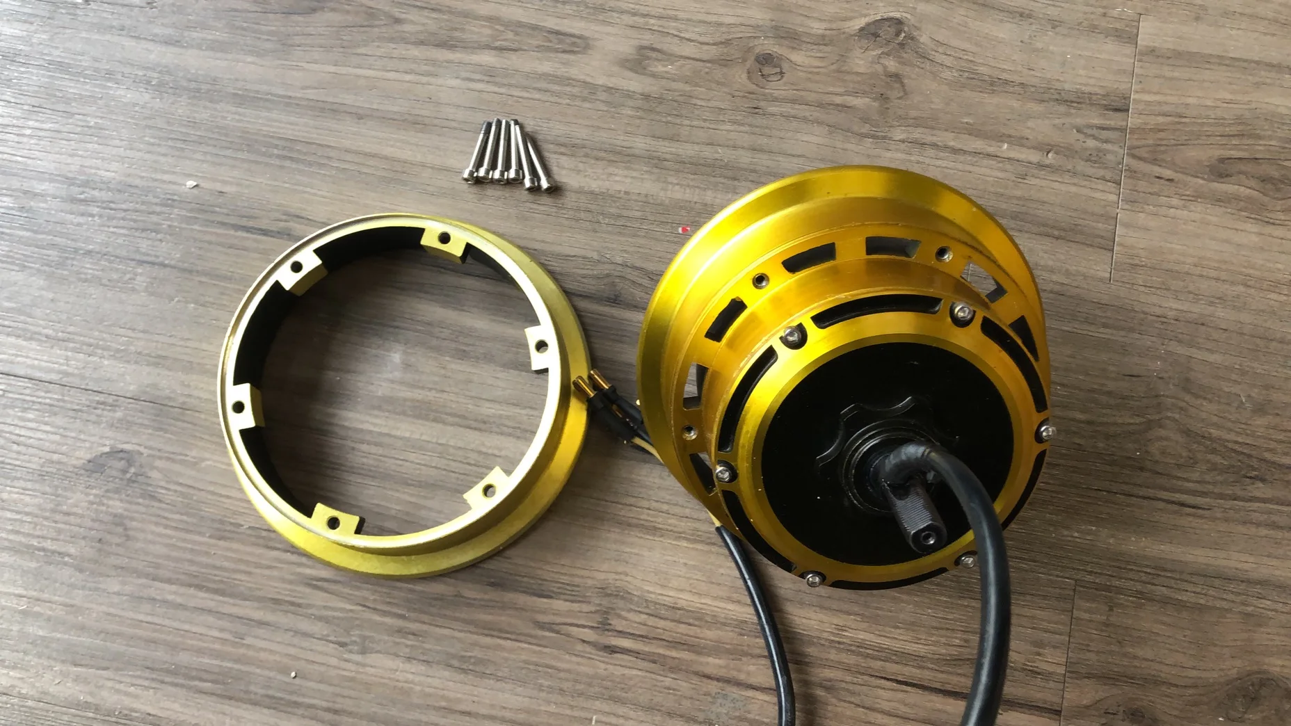 60V 3000W Gold color 65km/h 11inch Scooter hub Motor